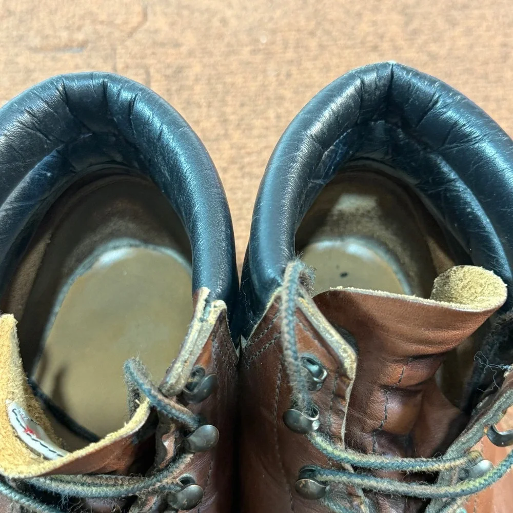 Red Wing 2245 Mens Brown Leather 6 Inch Steel Toe Work Boots Size 12 D USA Made